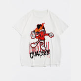 Plus Size White Chaos T-Shirt